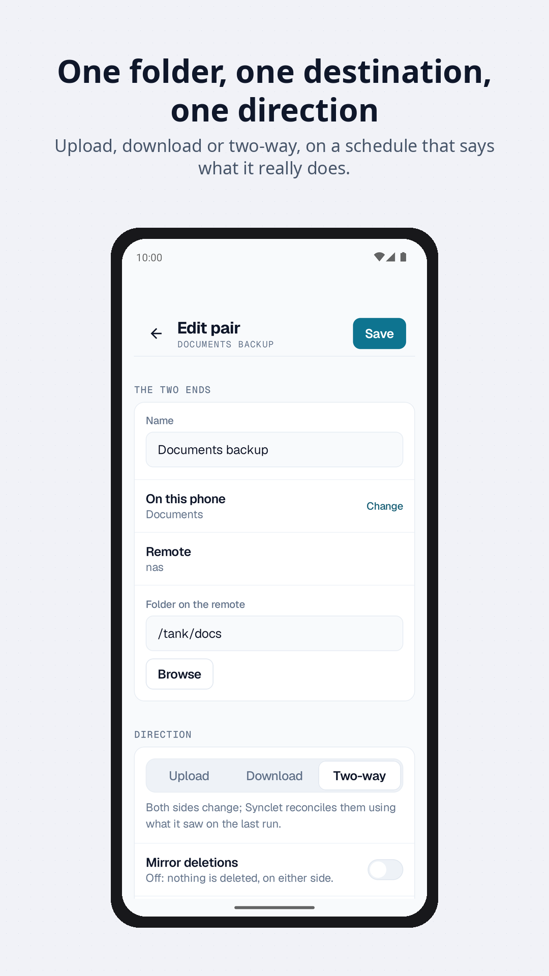 Synclet: pair editor