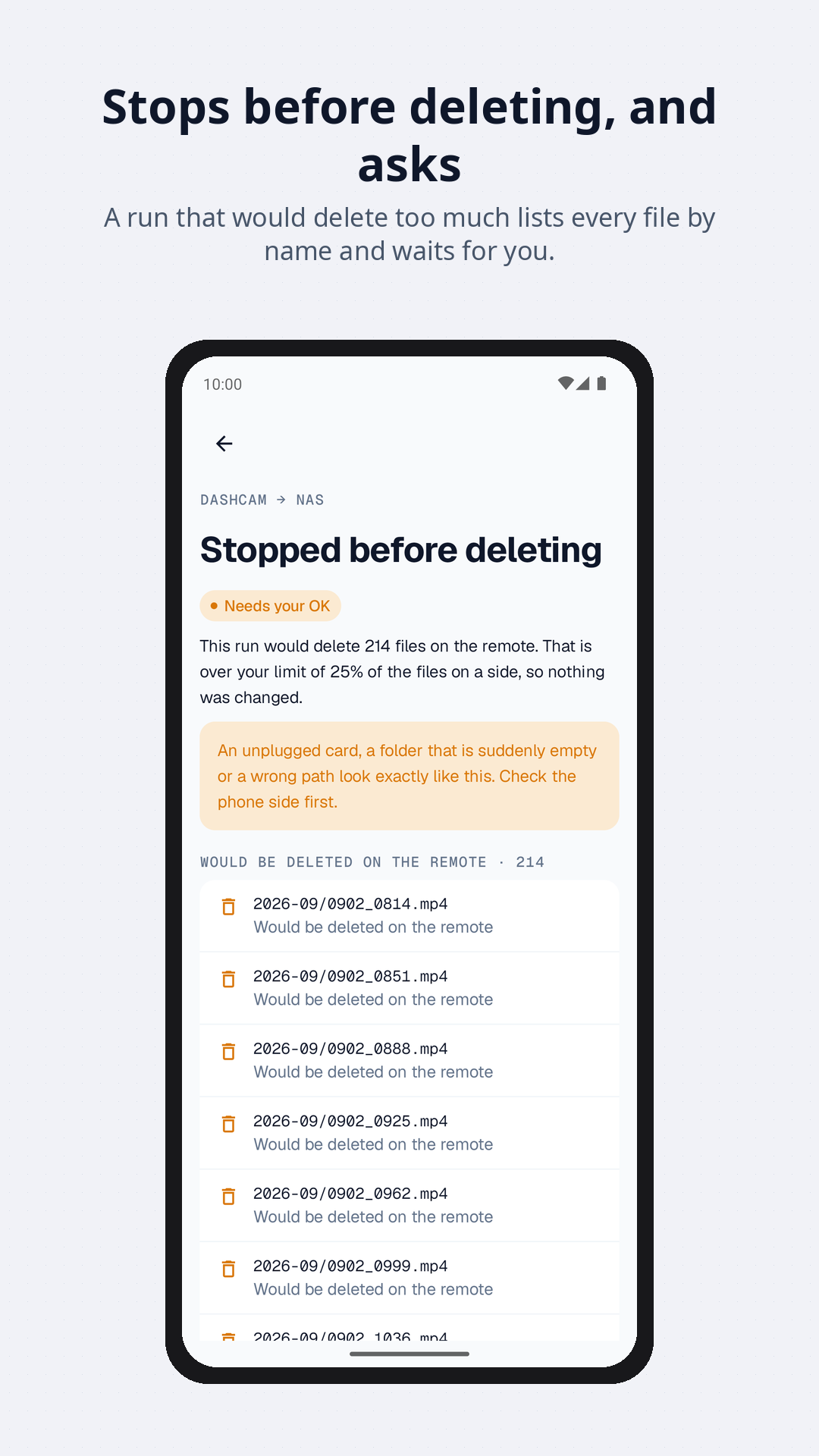 Synclet: safeguard